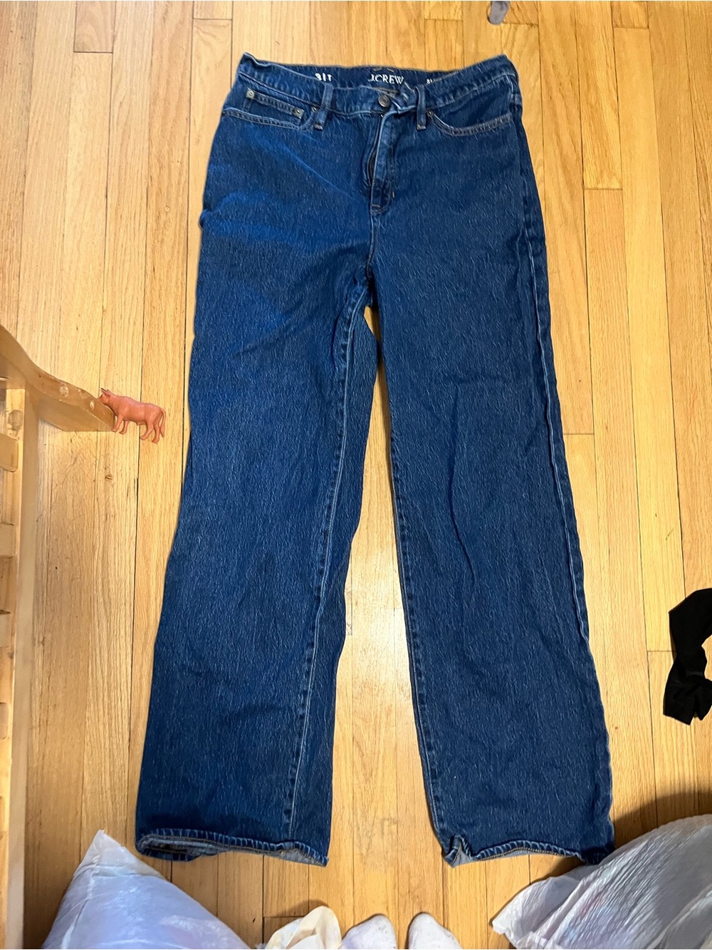 J. Crew Indigo Wide-Leg Denim Jeans